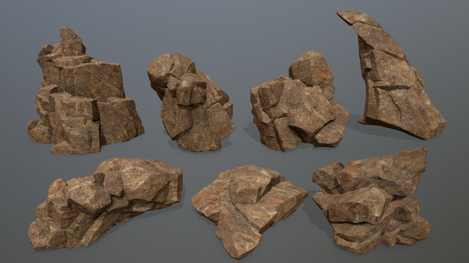 Desert Rocks 3D Model - TurboSquid 1936560