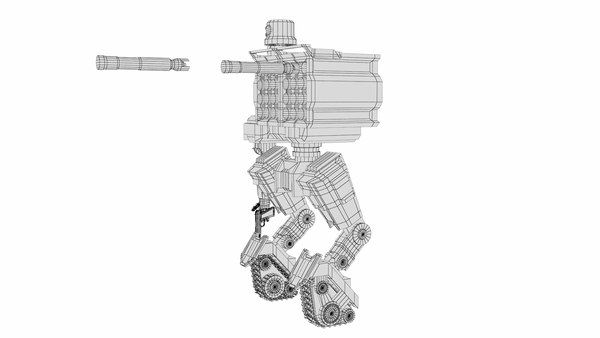 3D robot turret model - TurboSquid 1661526