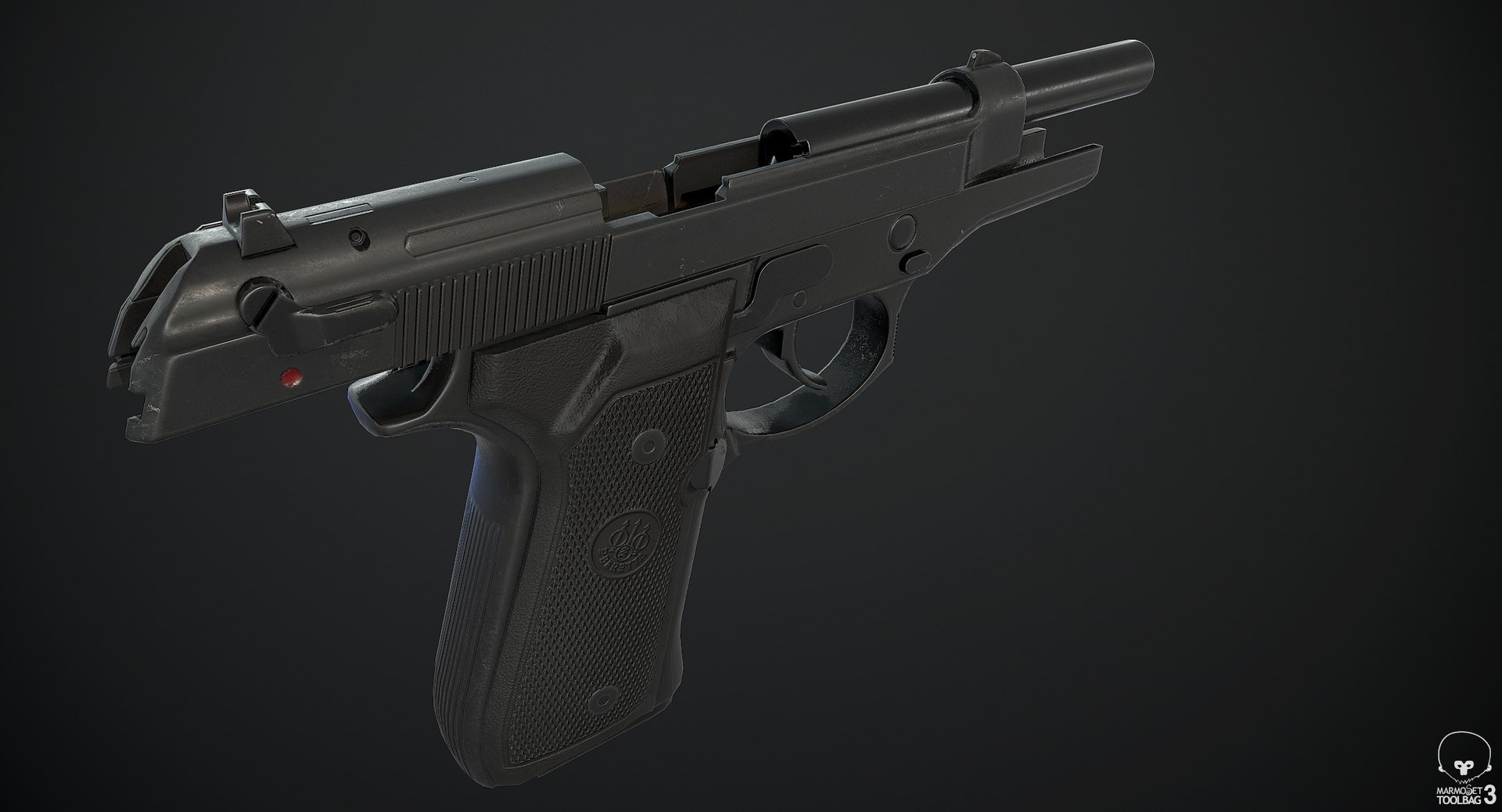 M9 Pistol 3d Model