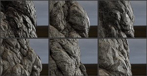 3D realistic cliff generator blender