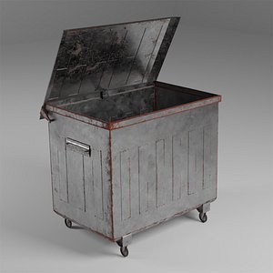 rusty dumpster 3D model