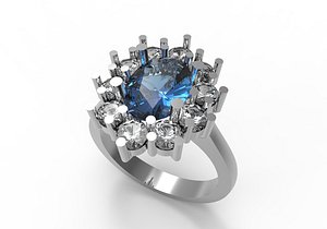 Contour Engagement Ring