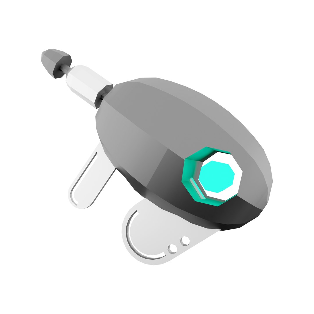 3D 3d Ray Gun Low Poly Icon - TurboSquid 2046524