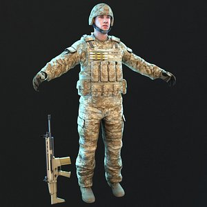 soldier 2019 3D model