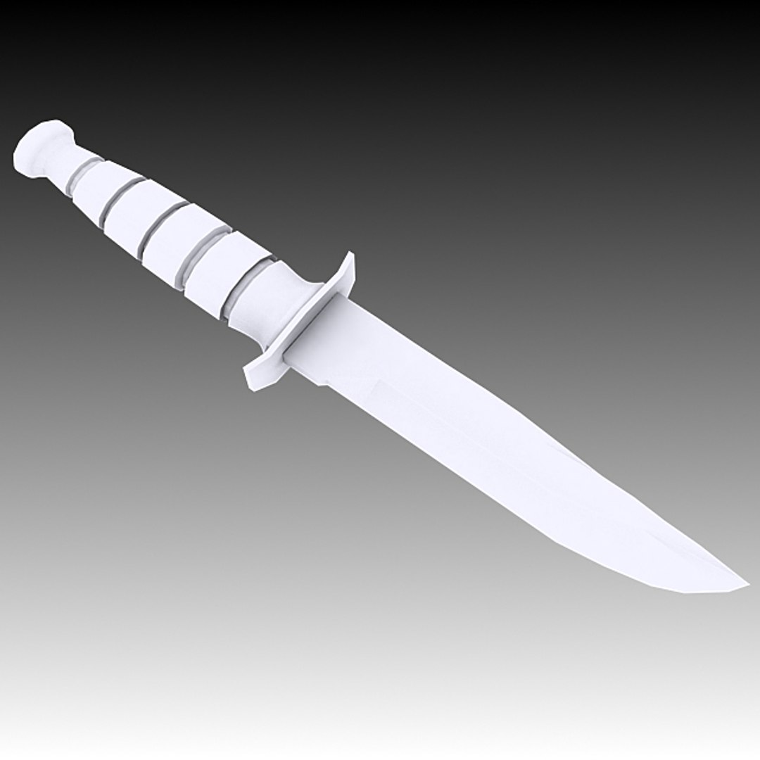 Kabar knife 3D model TurboSquid 1301969