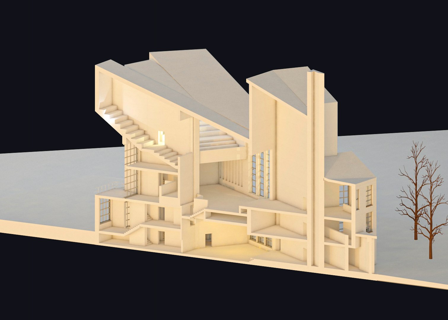 Club Rusakov By Konstantin Melnikov 3D Model - TurboSquid 2294657