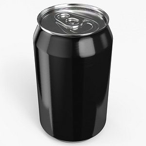 Beverage Can 330 ml Black 3D model