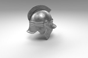 3D hellenistic greek helmet model