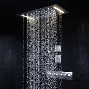shower waterfall simulation 3D model