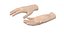 Female Hand Base Mesh 03