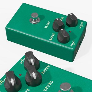 3D Overdrive Electric Guitar Effects Pedal