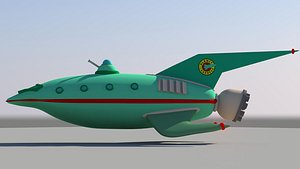 3d planet express ship