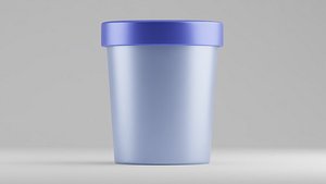 Ice cream container model