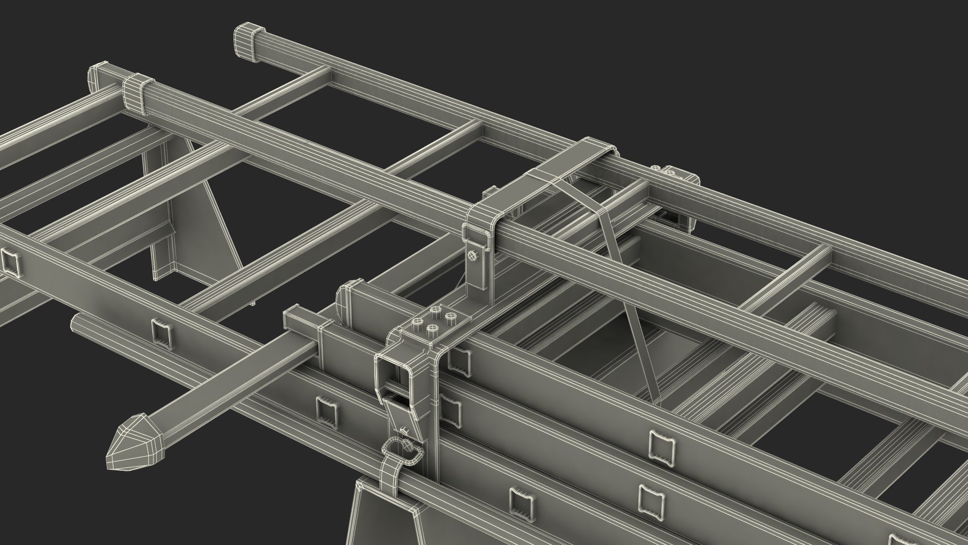 3D folded ladder model - TurboSquid 1681329