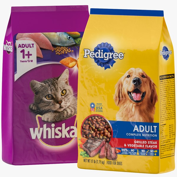 Pet Food Set 3D