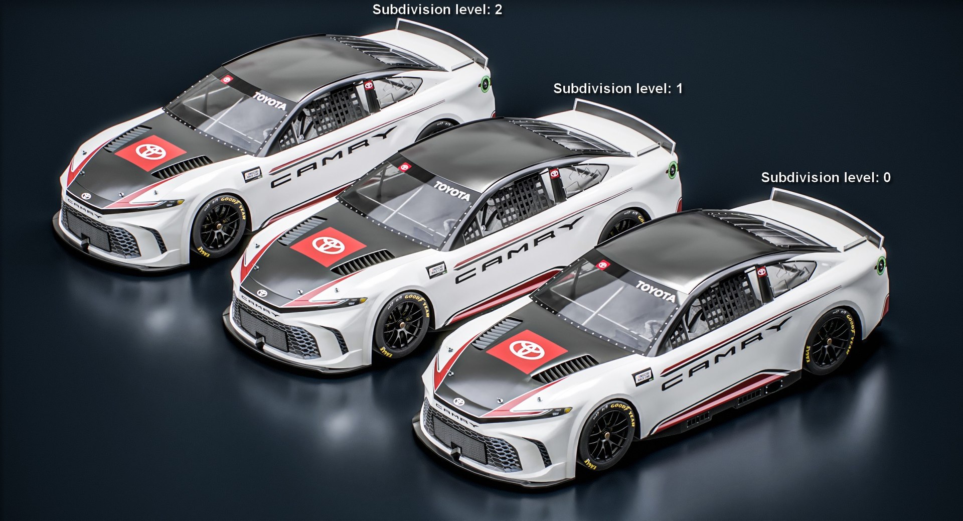 NASCAR Toyota Camry XSE 2025 3D model https://p.turbosquid.com/ts-thumb/MX/xKUHBD/QE/screenshot_016/jpg/1748262912/1920x1080/fit_q87/ee3da5d620e62dd7e458370ae13859376352395d/screenshot_016.jpg