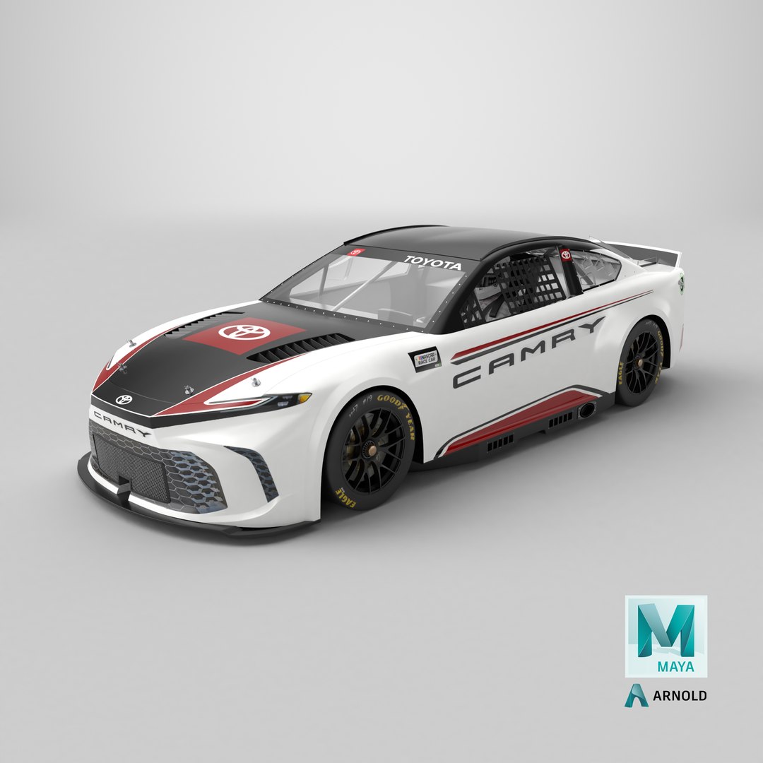 NASCAR Toyota Camry XSE 2025 3D model https://p.turbosquid.com/ts-thumb/MX/xKUHBD/zR/stemcell_maya_arnold_render/png/1770647928/1920x1080/fit_q87/d1f0ecb1066a113647e34ffbe87c7b0a40b3deb8/stemcell_maya_arnold_render.jpg