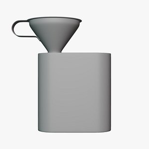 Aroma Coffee Can Funnel - Geometry Only No Textures No Materials 3D model