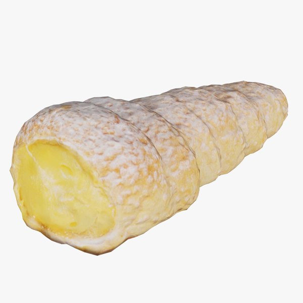 modelo 3d Pastel relleno de crema y pudín remasterizado - TurboSquid ...
