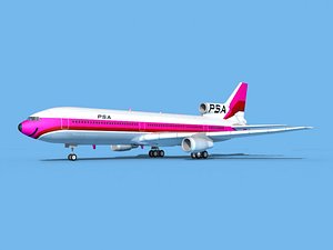 3D lockheed l-1011-10