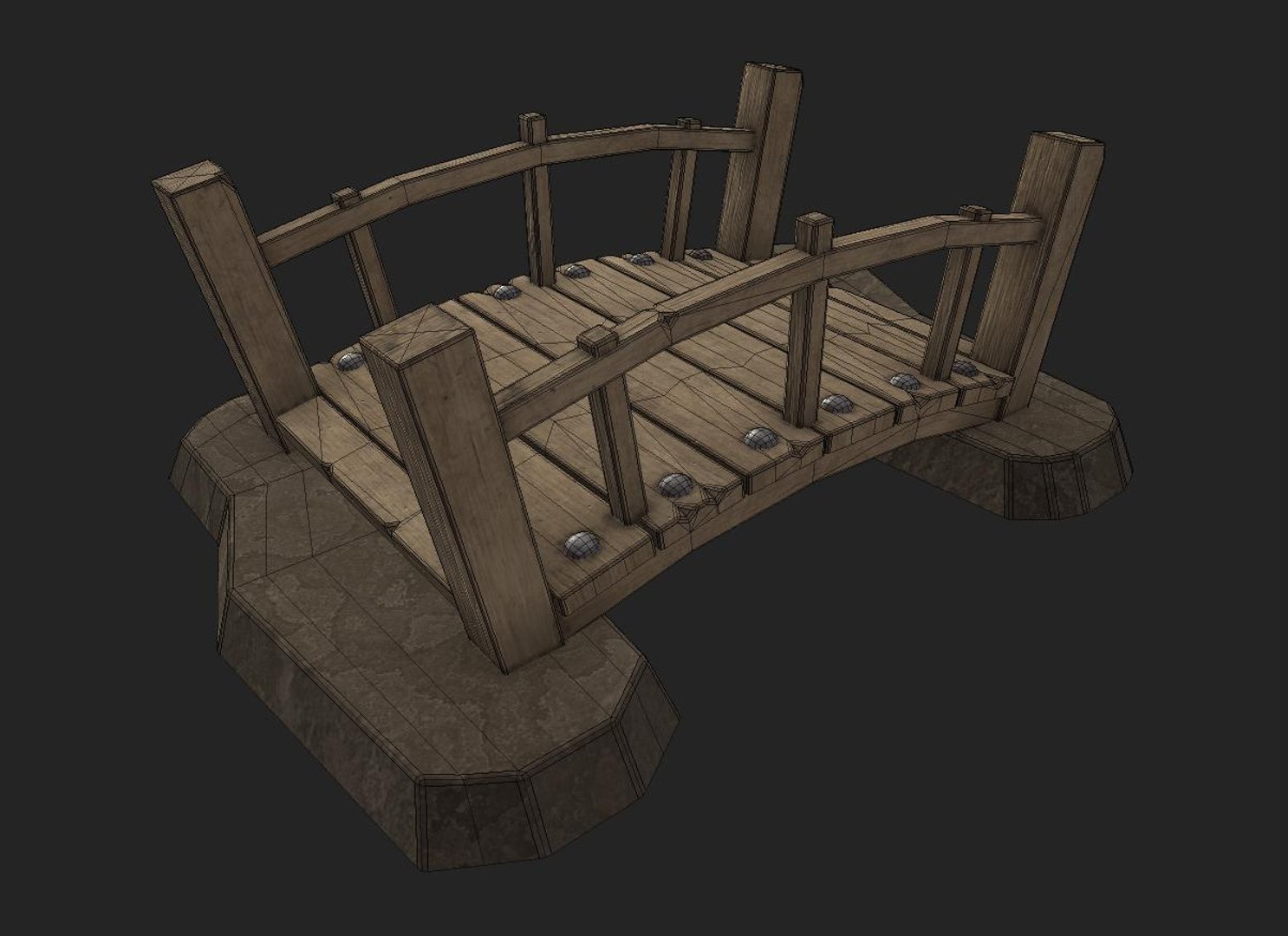 3D stylized bridge - TurboSquid 1581535