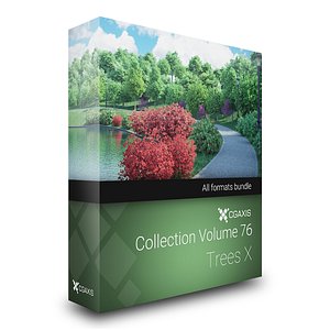 3D model volume 76 trees x