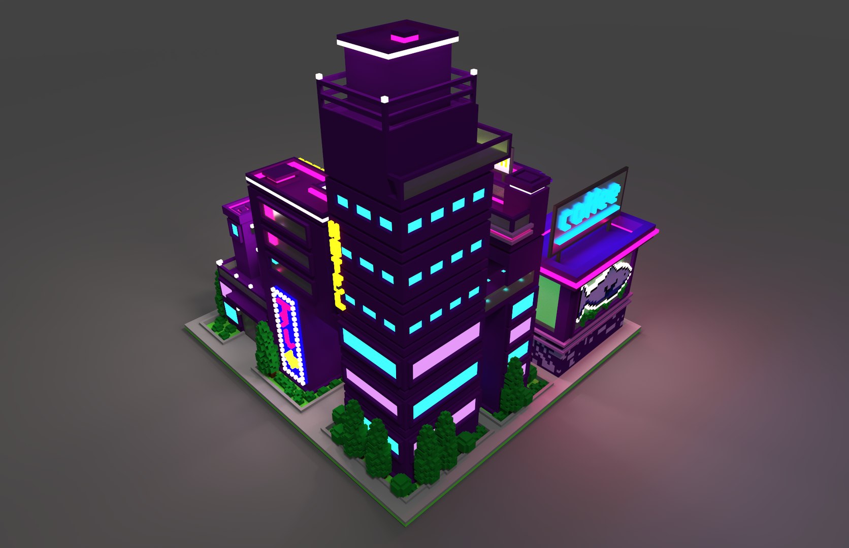 Xadrez Voxel Modelo 3D - TurboSquid 1854321