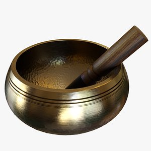 3D Tibetan Singing Bowl model