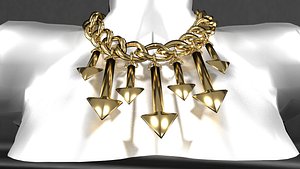 necklace 3D model