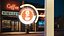Coffee Shop Signage Wall Mounted Light On 3D model