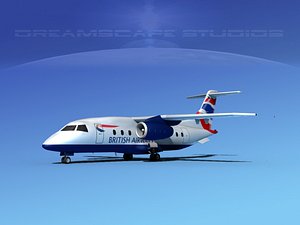 airlines 328jet jet aircraft 3d 3ds