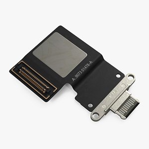 3D 12 9 iPad Pro USB C Port Module model