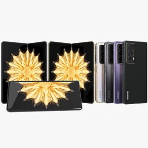 3D model Honor Magic V2 All Colors Animated