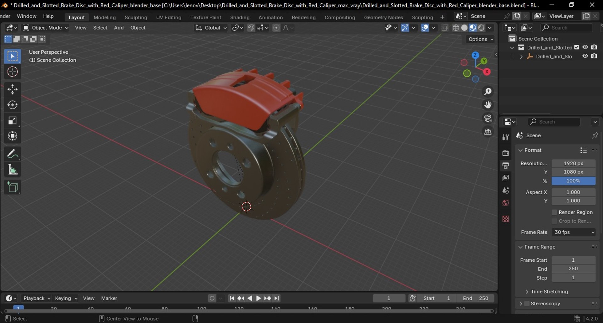 Drilled and Slotted Brake Disc with Red Caliper 3D model https://p.turbosquid.com/ts-thumb/MY/NowLyj/Eg/drilled_and_slotted_brake_disc_with_red_caliper_1010/jpg/1744163241/1920x1080/fit_q87/f25adb0fa42f1bb4918459b8018ba028ff1a875e/drilled_and_slotted_brake_disc_with_red_caliper_1010.jpg