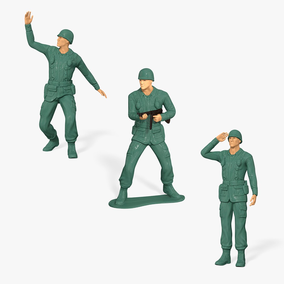 Toy Soldiers Collection 3D model preview