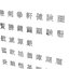 Jeu de polices chinois MS Gothic6 Données CAO CG