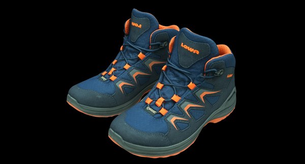 modelo 3d Zapatos de trekking para niños Lowa - TurboSquid 1381449