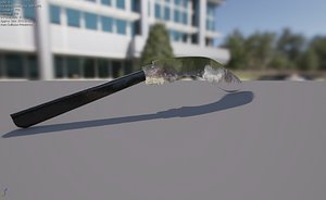 kukri knife 3D model