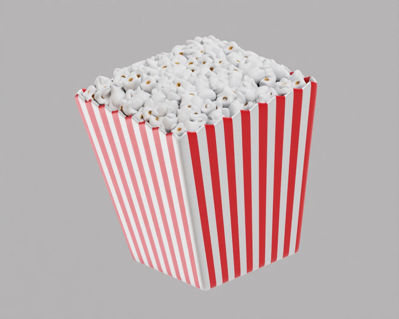 Popcorn Box 3D Model - TurboSquid 2304452