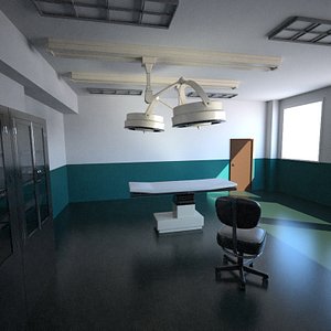 3d surgery room model