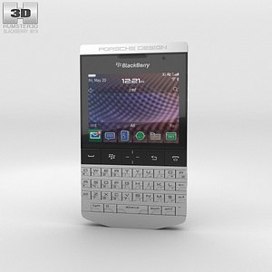 3D blackberry porsche design model
