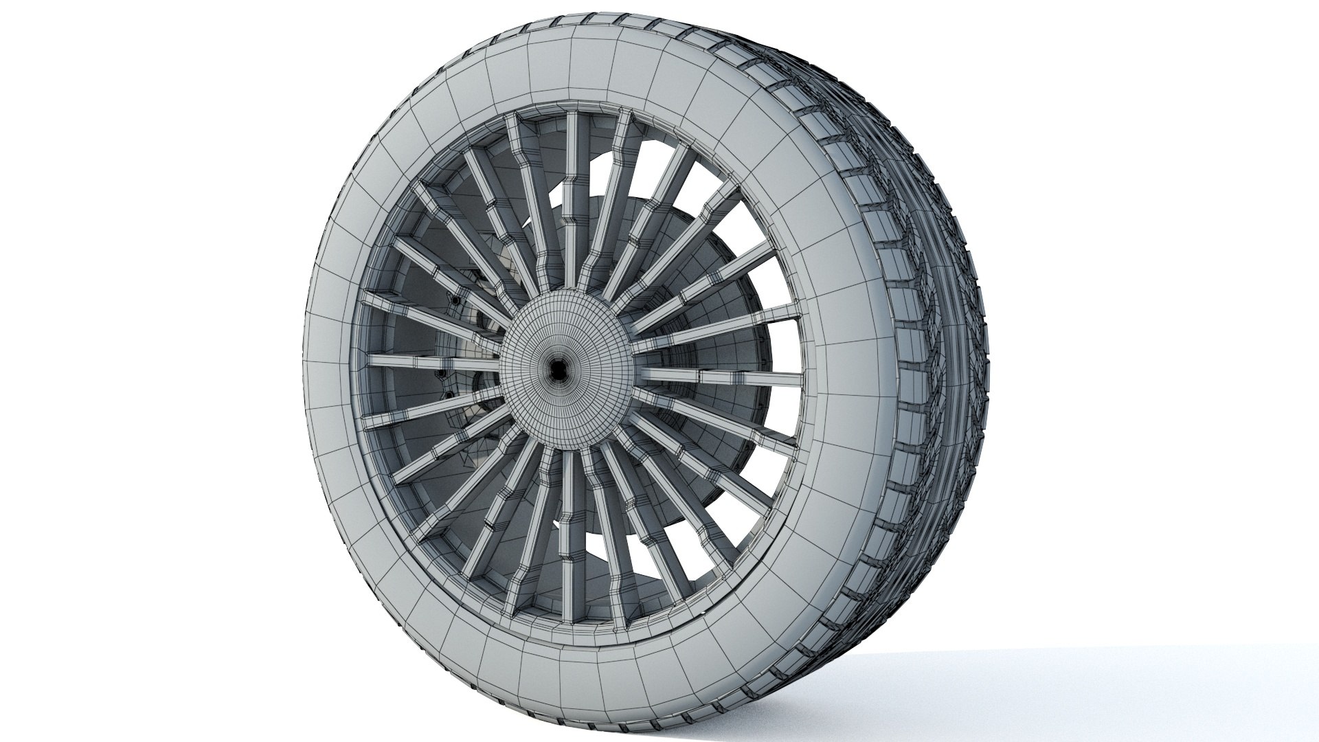 Wheel Rim Tire 14 3D Model - TurboSquid 1938274