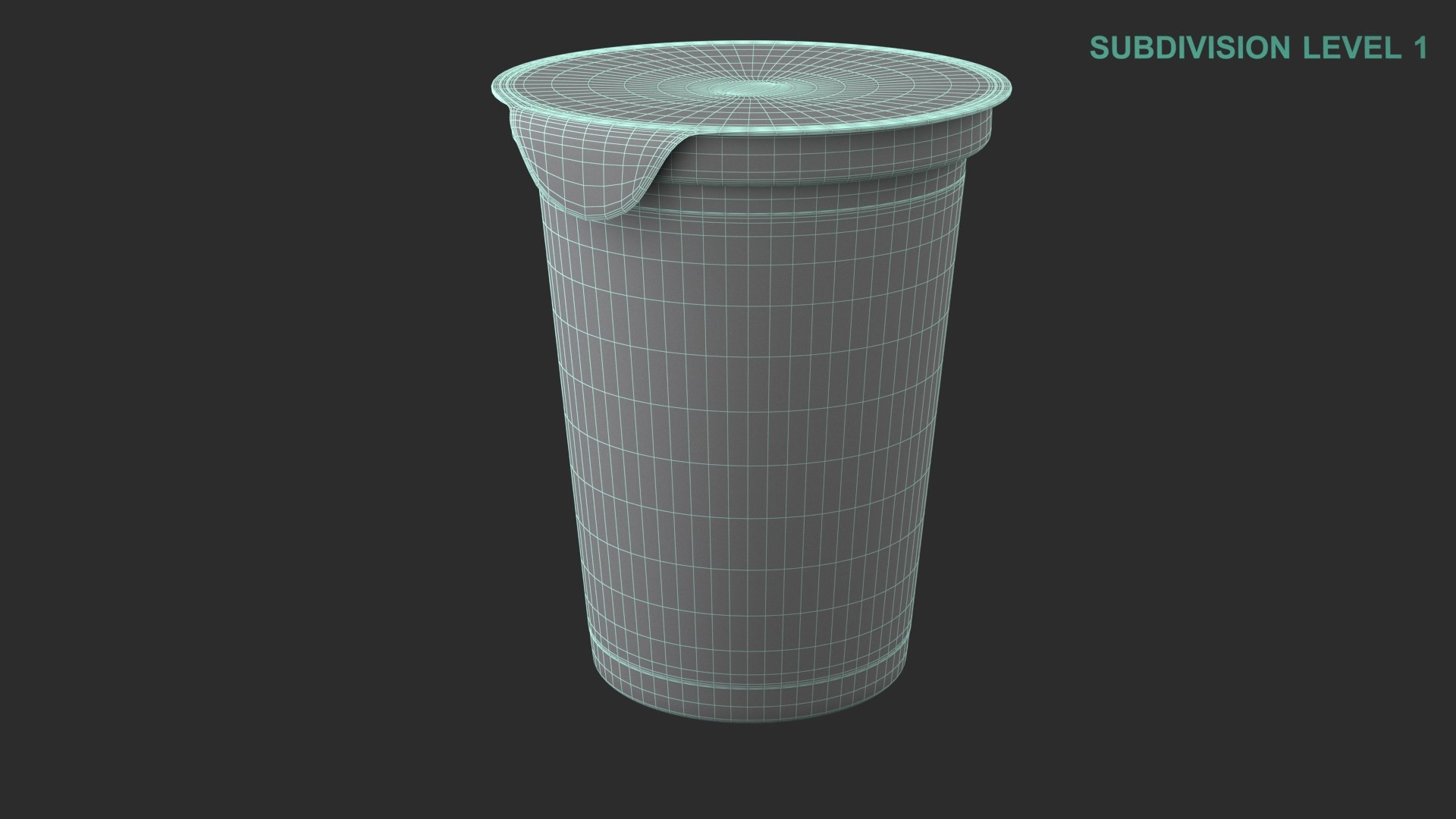 3D Large Yogurt Cup https://p.turbosquid.com/ts-thumb/MY/fCFNyl/ec/wireframe0004/jpg/1678857884/1920x1080/fit_q87/b5a1708314e2b38201f8ef7edd01ba1c9cc72fc4/wireframe0004.jpg