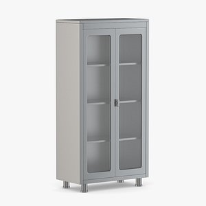 Medical Medicine Cabinets 02 3D model