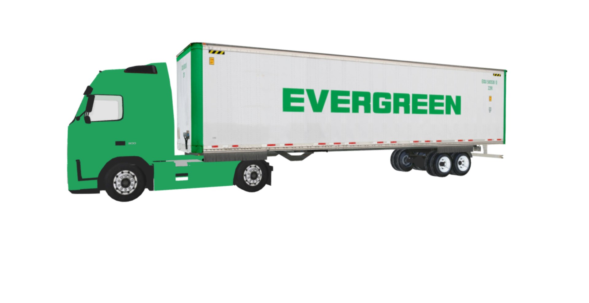 Volvo FH 12 Evergreen Truck 3D - TurboSquid 2097811