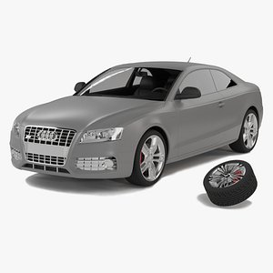 3D Audi S5 Coupe Clean Topology 3D Model