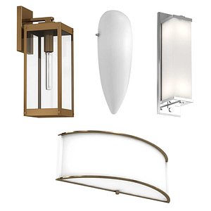 3D model wall lights sconce 4