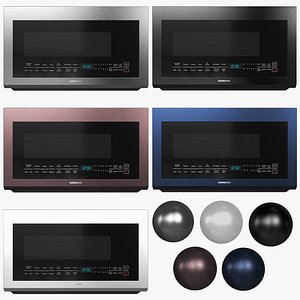 Samsung Bespoke Over-the-Range Microwave 3D model
