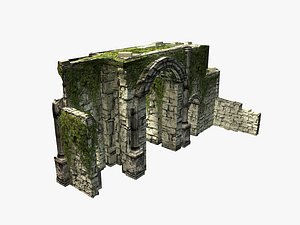 3D jungle ruins gate