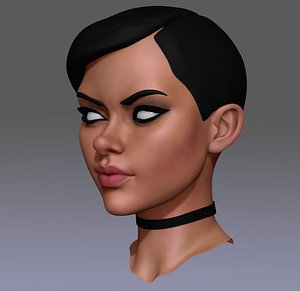 3D WOMAN FACE 1